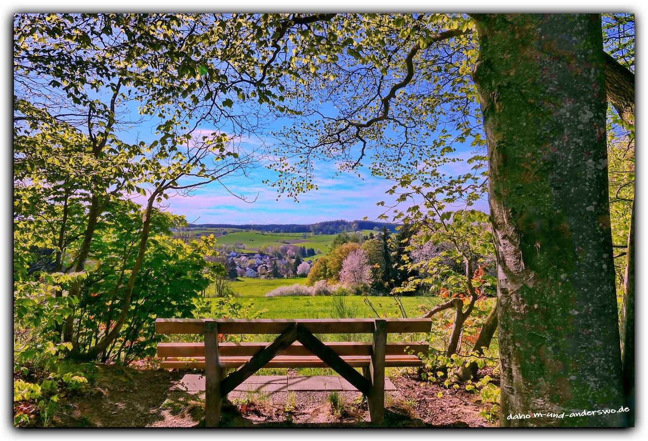 langenneufnach-die stauden-frühling-sitzbank 01