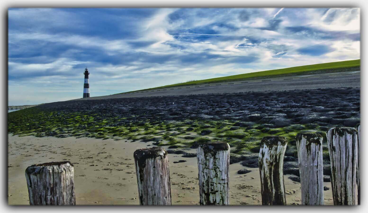 Breskens Leuchtturm Holland Nordsee Zeeland Niederlande 01