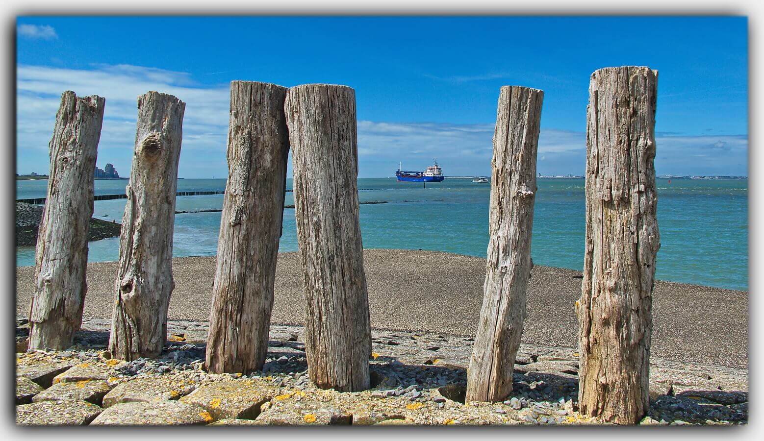Holland Wellenbrecher Poller Zeeland Niederlande Holland 07